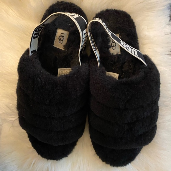 Ugg Fluff Yeah Slides Slippers Sandals in Size 10 Women - Picture 4 of 4